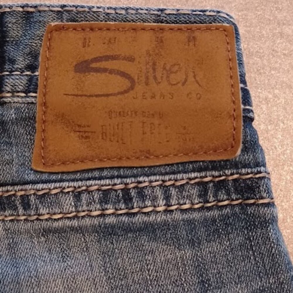 Silver Jeans Co. Men's classic straight relaxed stretch jeans, W36/L36 - Picture 8 of 9
